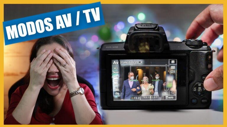 ¿Qué significa Av y Tv en fotografía?